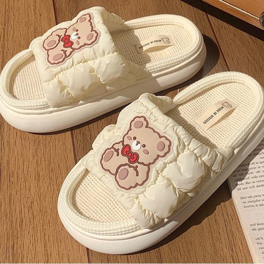 Bear Home Slippers SpreePicky