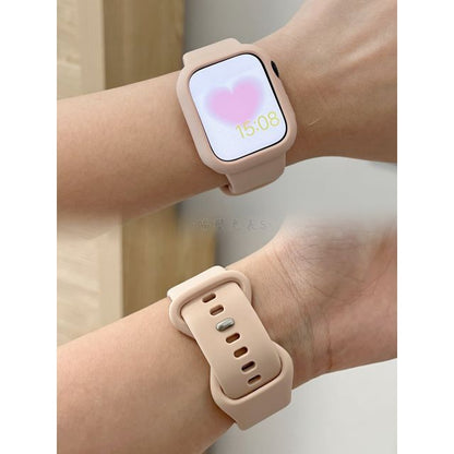 Plain Silicone Apple Watch Band / Protection Case / Set SpreePicky