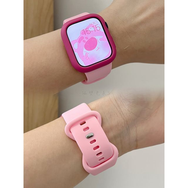 Plain Silicone Apple Watch Band / Protection Case / Set SpreePicky