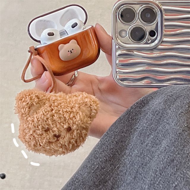 Bear Chenille AirPods / Pro Earphone Case Skin SpreePicky