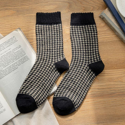 Set of 3 Pairs: Houndstooth Socks SpreePicky