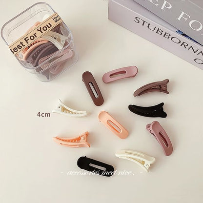 Set of 10: Acrylic Hair Clips SpreePicky