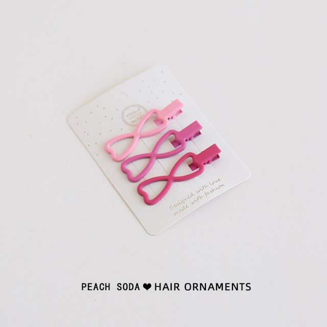 Set of 3: Plain Hair Clip mySite