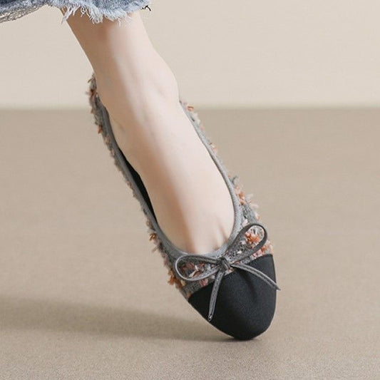 Cap-Toe Bow Flats SpreePicky