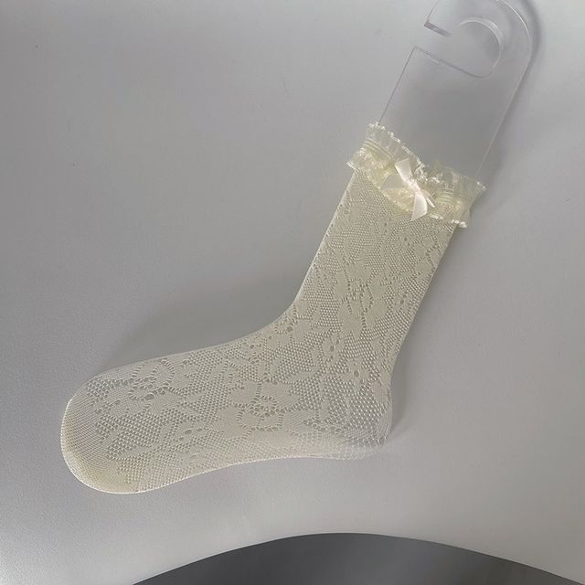 Lace Crew Socks SpreePicky