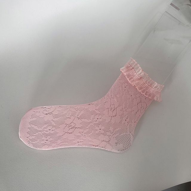 Lace Crew Socks SpreePicky