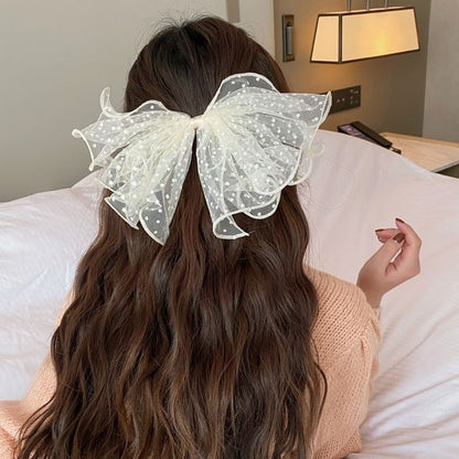 Mesh Bow Hair Clip (Various Designs) SpreePicky