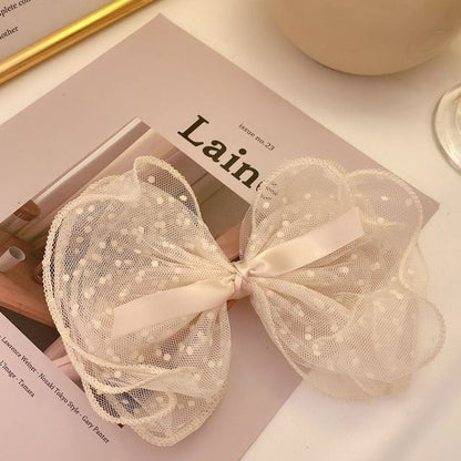 Mesh Bow Hair Clip (Various Designs) SpreePicky