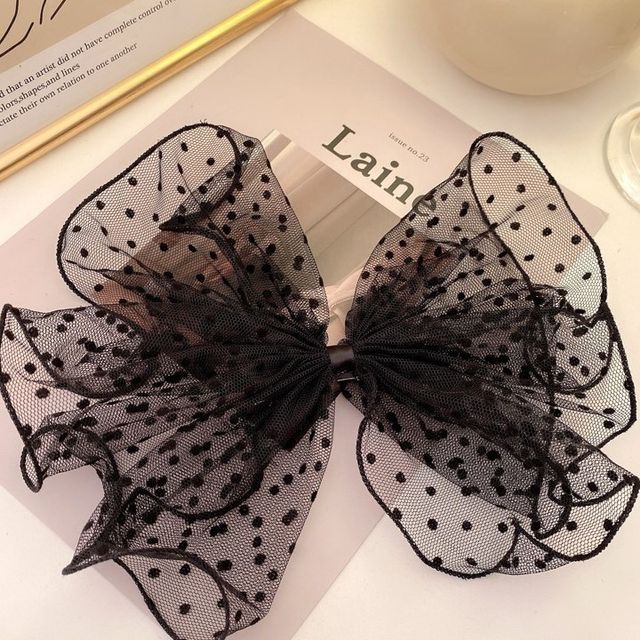 Mesh Bow Hair Clip (Various Designs) SpreePicky