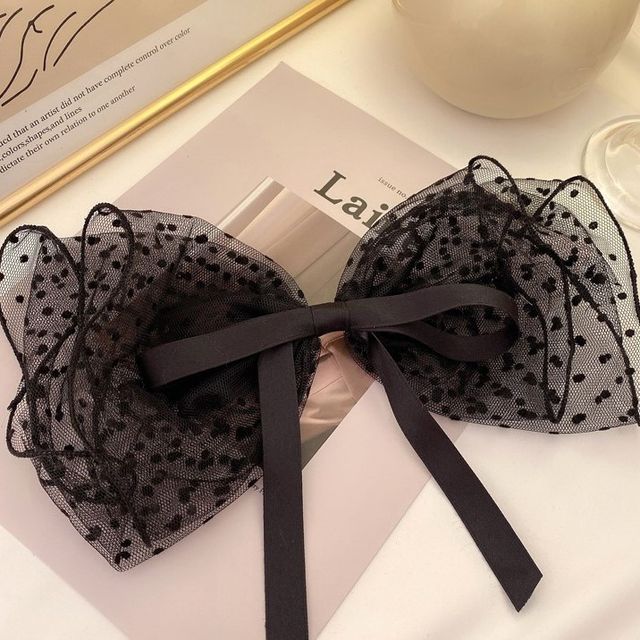 Mesh Bow Hair Clip (Various Designs) SpreePicky