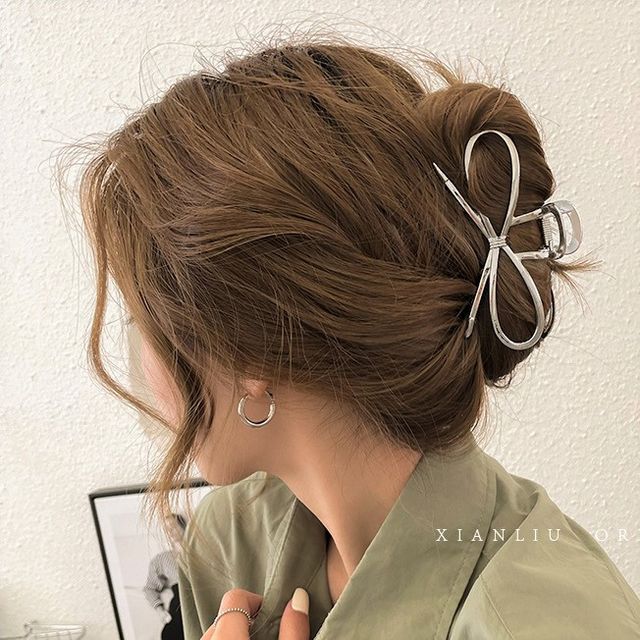 Bow Alloy Hair Clamp SpreePicky