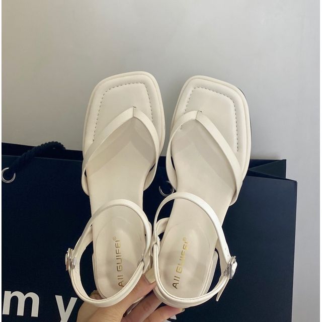 Plain Thong Sandals SpreePicky