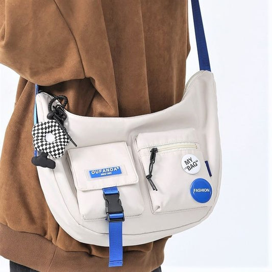 Nylon Zip Crossbody Bag mySite