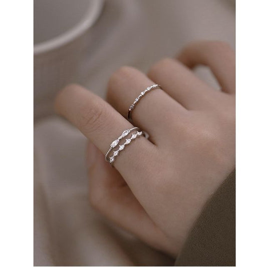 Sterling Silver Ring / Layered Sterling Silver Ring SpreePicky