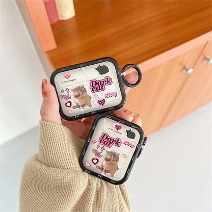 Cat Lettering AirPods / Pro Earphone Case Skin SpreePicky