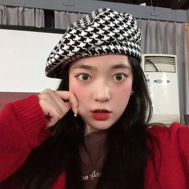 Houndstooth Beret SpreePicky