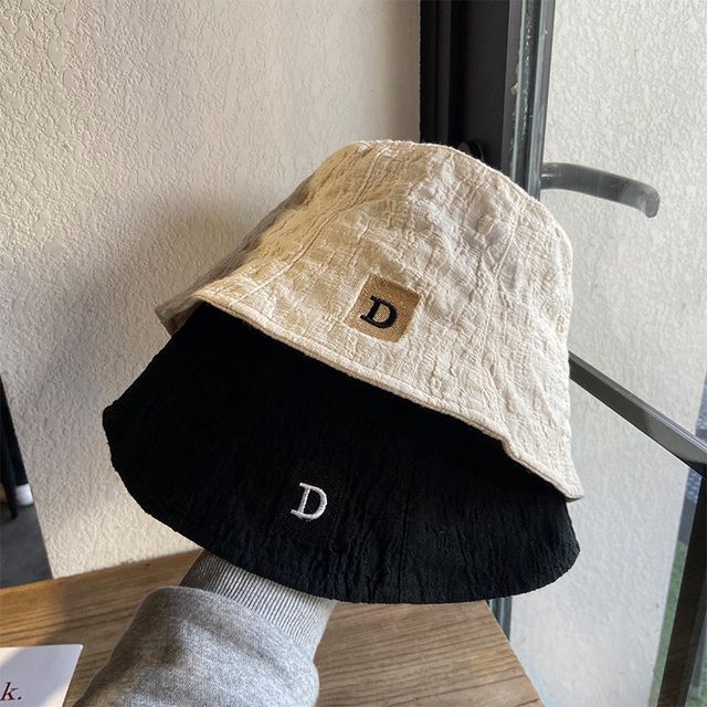 Letter Applique Bucket Hat SpreePicky