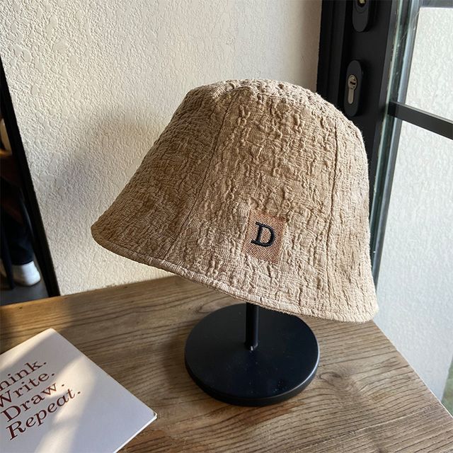 Letter Applique Bucket Hat SpreePicky