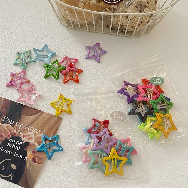 Set of 10: Star Hair Clip SpreePicky