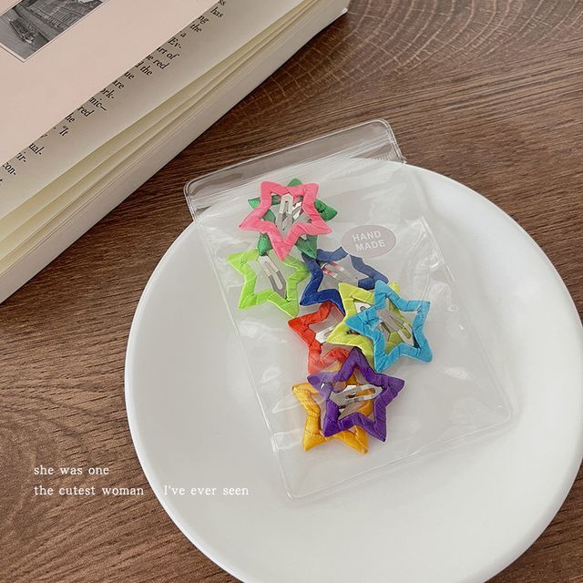 Set of 10: Star Hair Clip SpreePicky