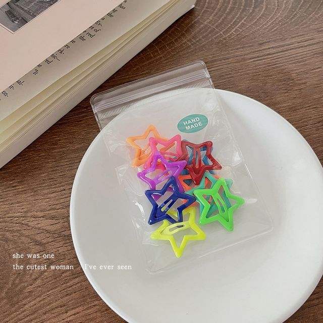 Set of 10: Star Hair Clip SpreePicky