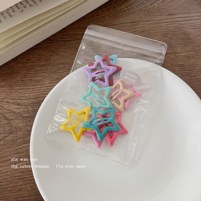 Set of 10: Star Hair Clip SpreePicky