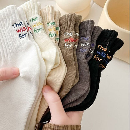 Lettering Socks Set SpreePicky