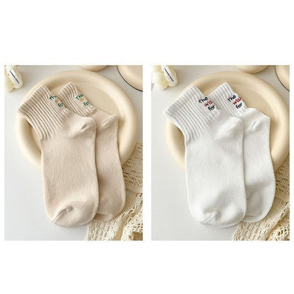 Lettering Socks Set SpreePicky