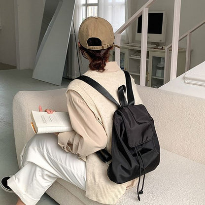 Nylon Flap Backpack SpreePicky