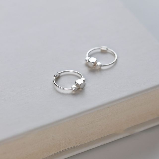 Geometric Alloy Hoop Earring SpreePicky