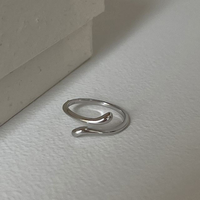 Moonstone Alloy Open Ring / Irregular Alloy Open Ring SpreePicky