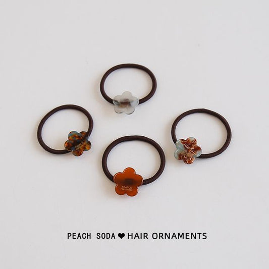 Floral Acetate Hair Tie mySite