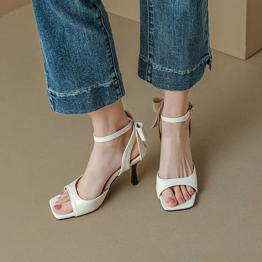 High Heel Plain Sandals SpreePicky