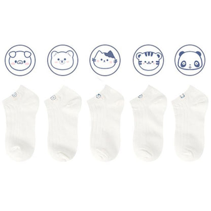 Animal Tag Low Cut Socks Set SpreePicky