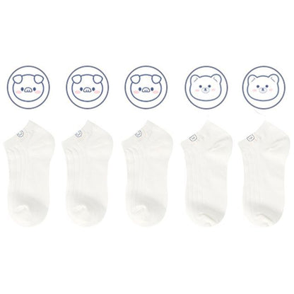 Animal Tag Low Cut Socks Set SpreePicky