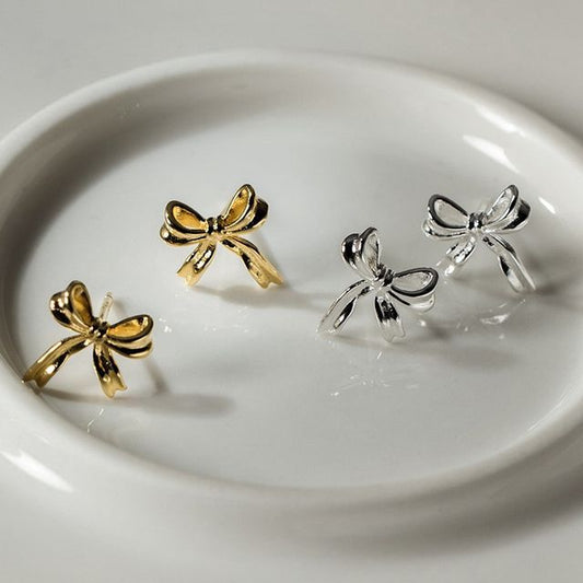 Bow Sterling Silver Earring SpreePicky