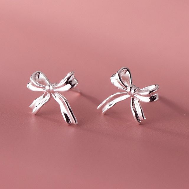 Bow Sterling Silver Earring SpreePicky