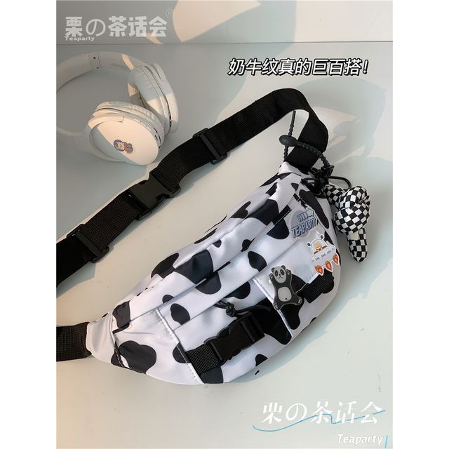 Printed Sling Bag / Bag Charm / Set SpreePicky