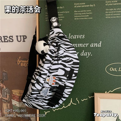 Printed Sling Bag / Bag Charm / Set SpreePicky