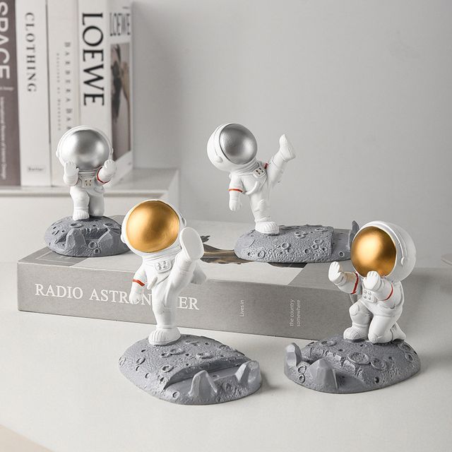 Astronaut Resin Desktop Phone Tablet Stand SpreePicky