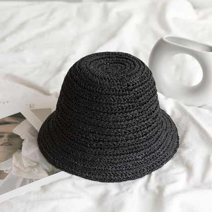 Straw Bucket Hat SpreePicky