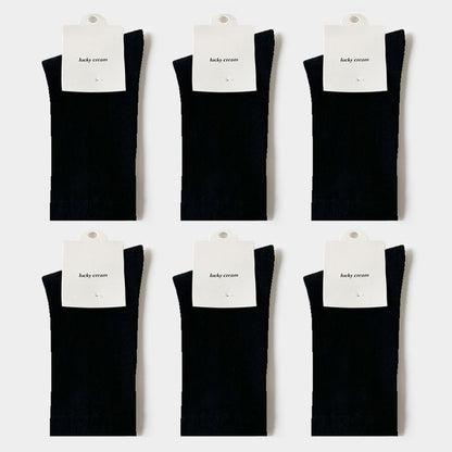 Set of 6: Plain Socks SpreePicky