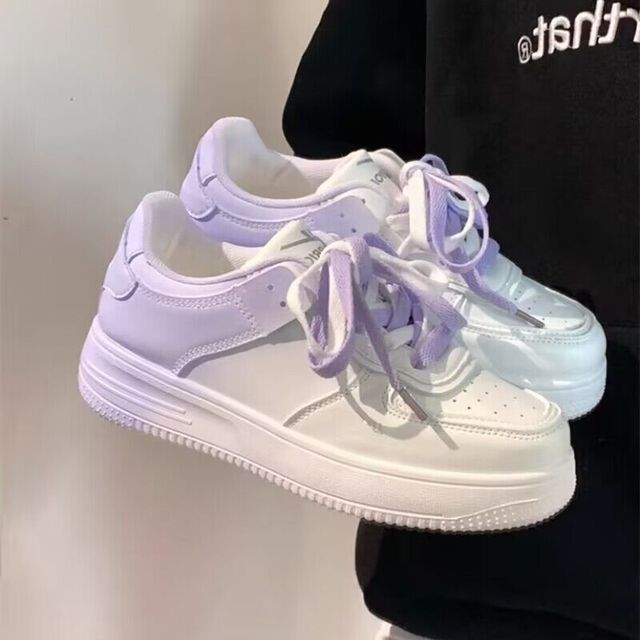 Ombre Platform Sneakers SpreePicky