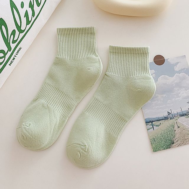 Set of 3 Pairs: Plain Ribbed Socks SpreePicky