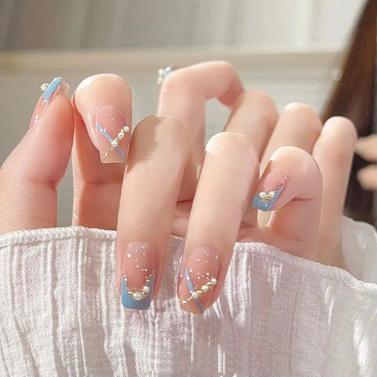 Faux Pearl Faux Nail Tips SpreePicky