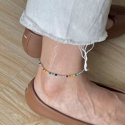 Bead Alloy Anklet SpreePicky