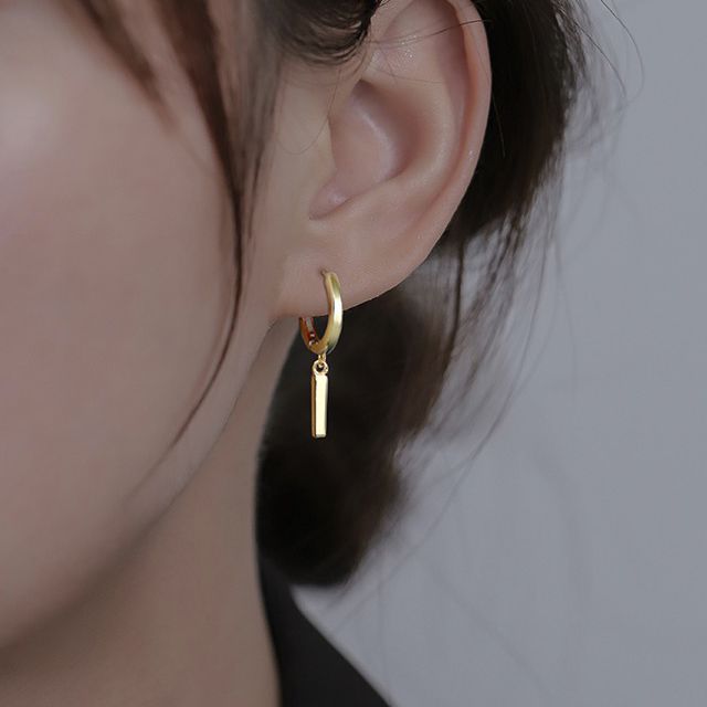 Bar Alloy Dangle Earring SpreePicky