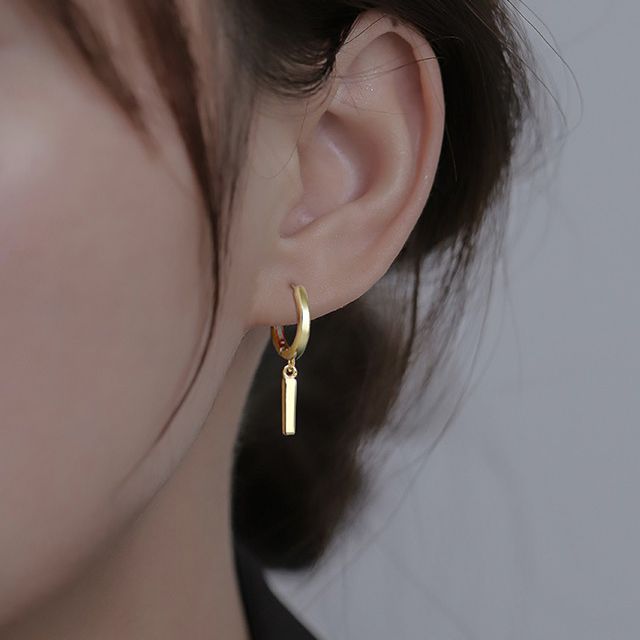 Bar Alloy Dangle Earring SpreePicky