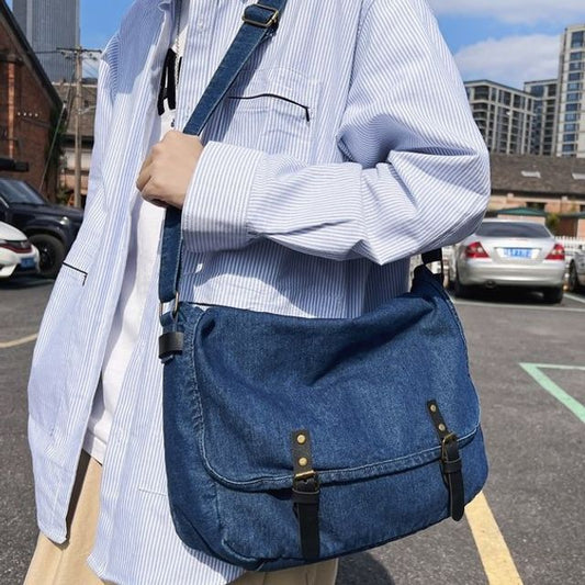 Denim Messenger Bag mySite