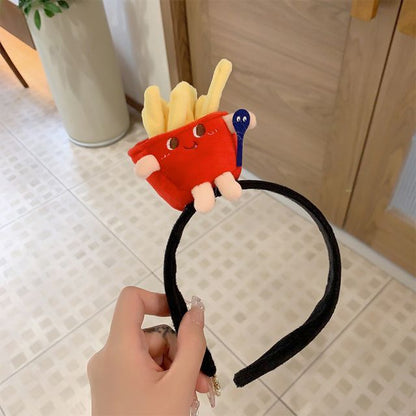 Cartoon Fast Food Chenille Headband SpreePicky